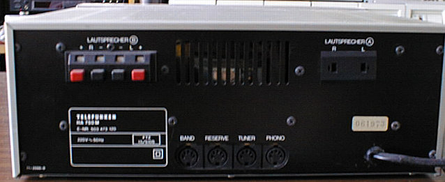 Photo of HA 750 M's Back