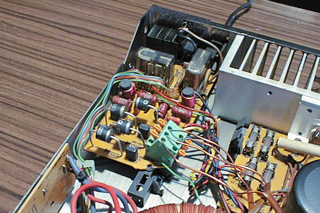 Photo of RM 300's
Relay Switch Section.
